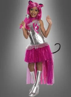 Catty Noir Monster High Kostüm Silber-pink