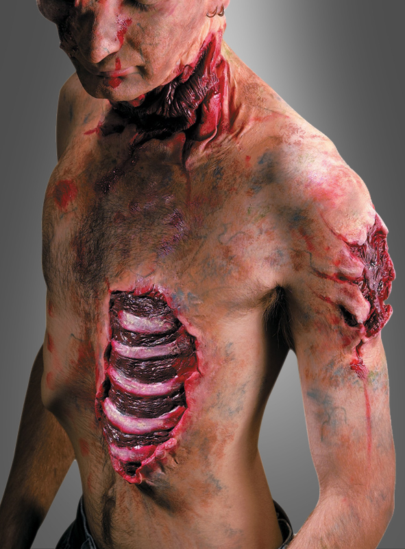 Rippen Latexwunde 1 Rippen Latexwunde