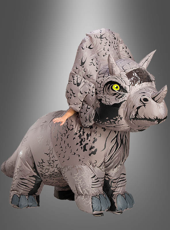 Aufblasbares Triceratops Kostüm Jurassic World 1 Aufblasbares Triceratops Kostüm Jurassic World