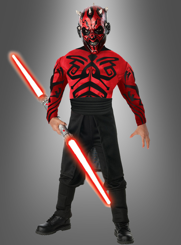 Darth Maul Kinderkostüm Deluxe Mit Muskeln 1 Darth Maul Kinderkostüm Deluxe Mit Muskeln