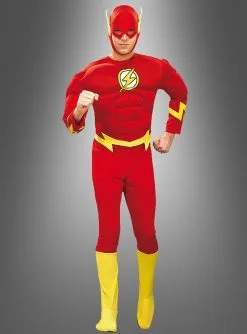 Flash Deluxe Muskelkostüm Für Erwachsene