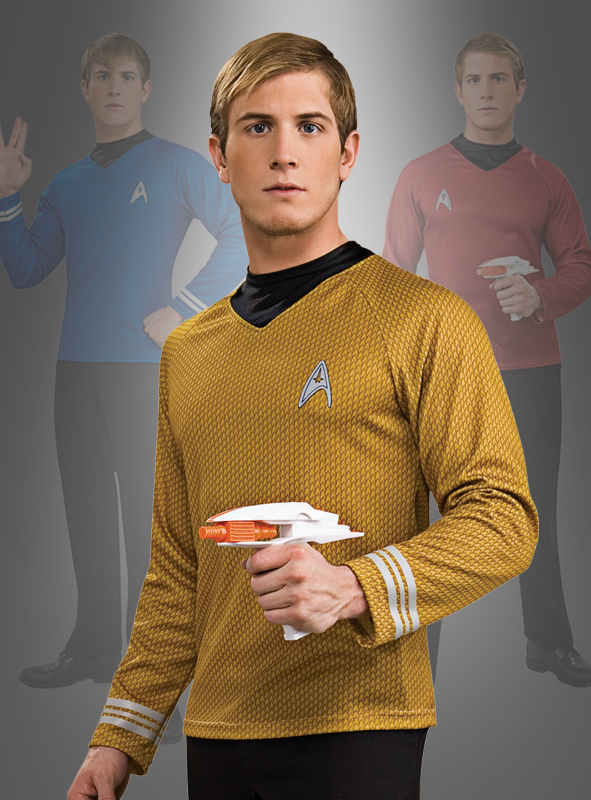 STAR TREK Film XI Shirt Gold Captain Kirk 1 STAR TREK Film XI Shirt Gold Captain Kirk