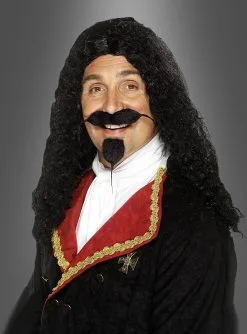 Musketier Langhaar Perücke