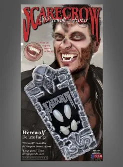 Werwolf Zähne Deluxe Scarecrow
