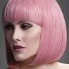 Bobfrisur Elise Deluxe Perücke Rosa