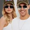 Top Gun Set Mit Cap, Brille Und Marke