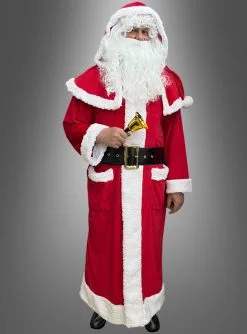 Weihnachtsmann Mantel Rot Mit Kapuze
