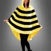 Biene Poncho Aus Kuschelweichem Plüsch S-XXXL
