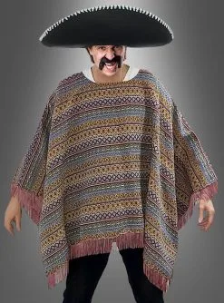 Mexikaner Poncho Deluxe S-XXXL