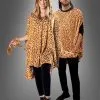 Plüsch Giraffe Poncho Mit Haarreif S-XXXL