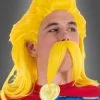 Troubadix Perücke Und Bart Lizenzprodukt Asterix