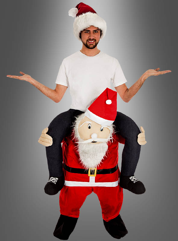 Huckepackkostüm Weihnachtsmann 1 Huckepackkostüm Weihnachtsmann