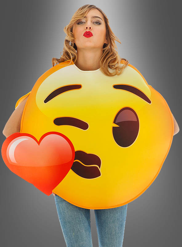 Love Emoji Kuss Kostüm 1 Love Emoji Kuss Kostüm