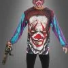 Böses Clown Shirt Halloween Mit Maske