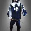 DELUXE Musketier Kostüm Dunkelblau