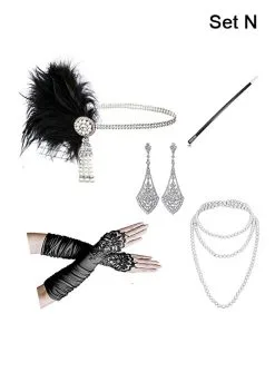 20er Jahre Zubehör Set 5-teilig Silber 7 20er Jahre Zubehör Set 5-teilig Silber -Günstiges Kostumhaus Geschäft 172 979 x pic3