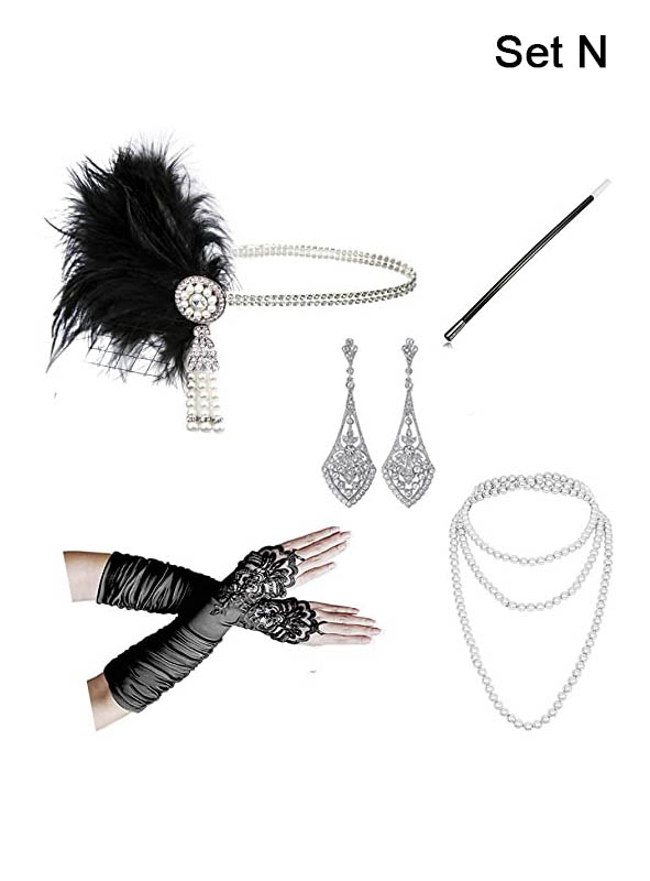 20er Jahre Zubehör Set 5-teilig Silber 3 20er Jahre Zubehör Set 5-teilig Silber – Bild 3