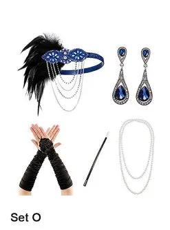 20er Jahre Zubehör Set 5-teilig Silber 8 20er Jahre Zubehör Set 5-teilig Silber -Günstiges Kostumhaus Geschäft 172 979 x pic4