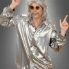 Disco Hemd Silber