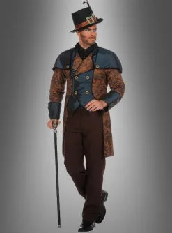 Steampunk Anzug Sir Philbert Blue