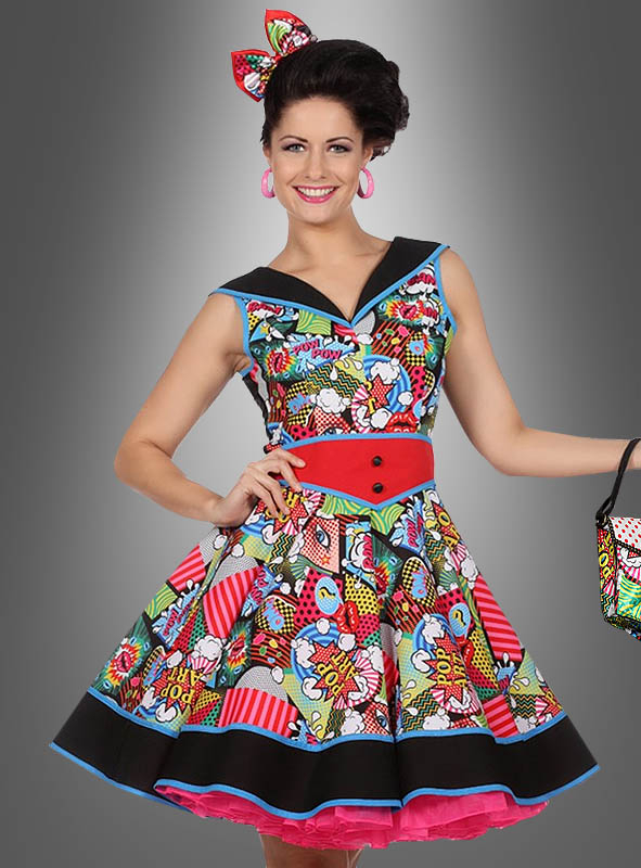 Pop Art Kleid Nina 1 Pop Art Kleid Nina