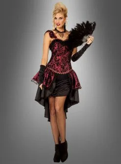 Burlesque Kleid Rot