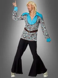 70er Retro Star Herrenhemd -Günstiges Kostumhaus Geschäft 177 5331 pic3