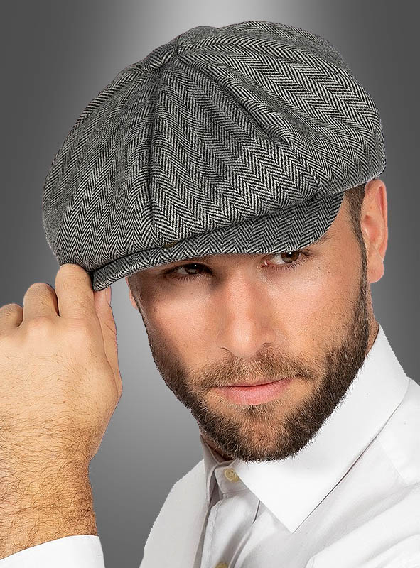 Graue Schiebermütze 20er Jahre 1 Graue Schiebermütze 20er Jahre