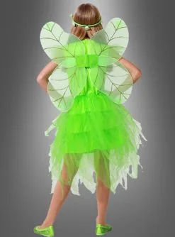 Grüne Fee Kinderkostüm Mit Flügel -Günstiges Kostumhaus Geschäft 2 10732 pic3