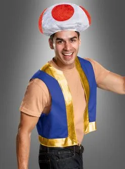 Toad Hut Und Weste Aus Super Mario