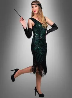 Glamouröses Flapper Kleid Vivian -Günstiges Kostumhaus Geschäft 20er jahre mode flapper kleid d2a4d6e3c1 3
