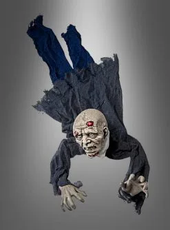 Kriechender Zombie Animiert Mit Sound 140cm