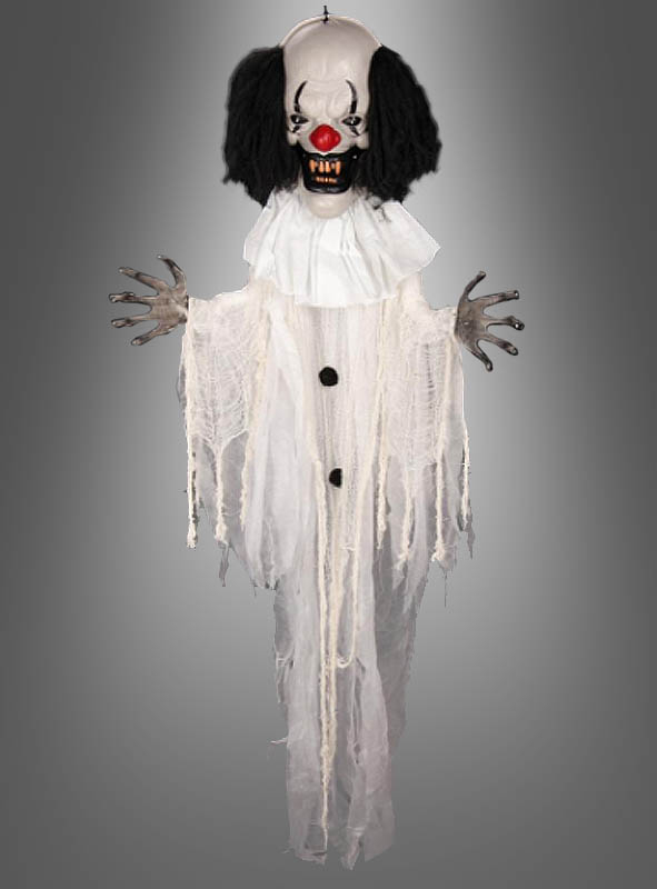Sprechender Höllen Clown Mit LED 183cm 1 Sprechender Höllen Clown Mit LED 183cm