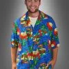 Buntes Hemd Südseetraum