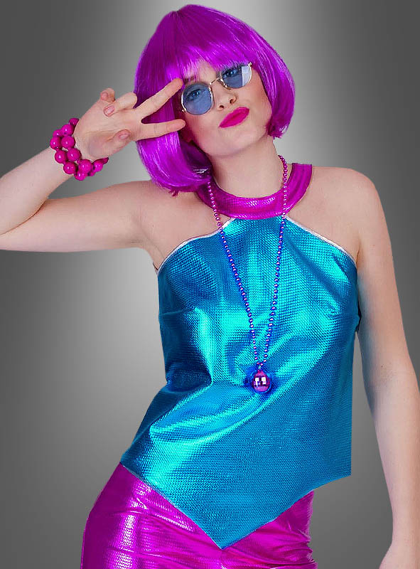 Disco Top 70er Glanzshirt 1 Disco Top 70er Glanzshirt