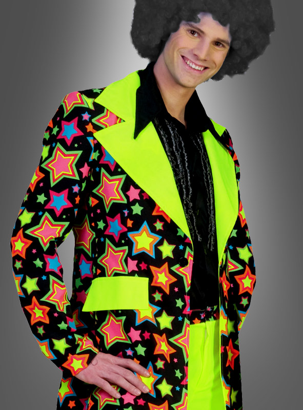 Neon 70er Schlagerstar Herrenkostüm 2 Neon 70er Schlagerstar Herrenkostüm – Bild 2