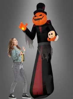 Gigantischer Kürbis Aufblasbar Mit Licht 365cm