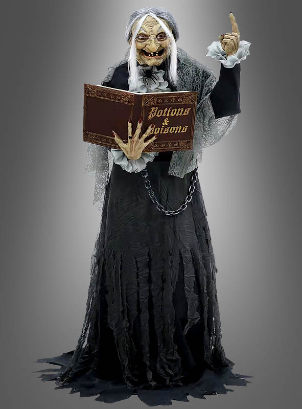 Riesige Halloween Hexe Animiert Mit Buch 1 Riesige Halloween Hexe Animiert Mit Buch