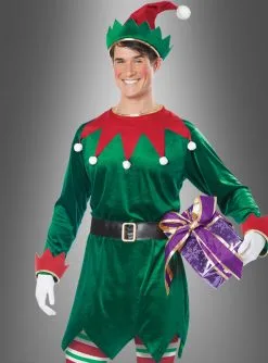 Weihnachtself Kostüm Unisex Santas Helfer -Günstiges Kostumhaus Geschäft 40 61451 pic3