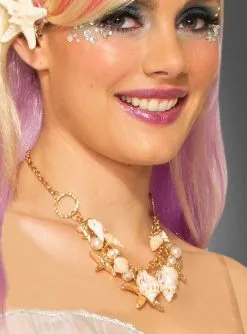 Halskette Muscheln Meerjungfrau