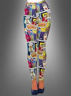 Pop Art Leggings Mit Comic Print