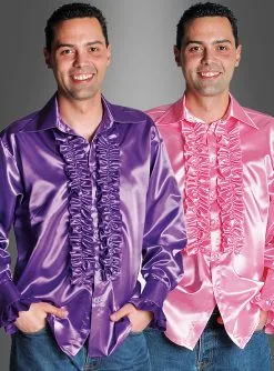 Deluxe Rüschenhemden 70er Waschbar -Günstiges Kostumhaus Geschäft 42 205201 xx pic4