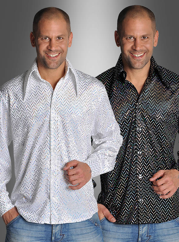 Pailletten Hemd Schwarz Oder Weiß 1 Pailletten Hemd Schwarz Oder Weiß