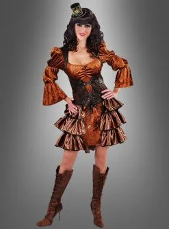 Steampunk Samtkleid