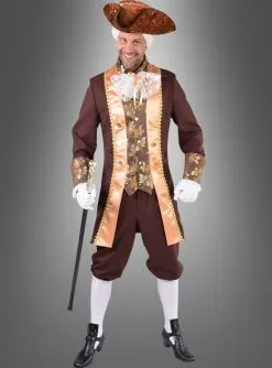 Baron Kostüm Für Herren Braun