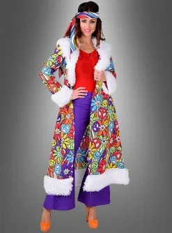 Langer Mantel Hippie Smile