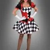 Deluxe Harlekin Clown Kleid
