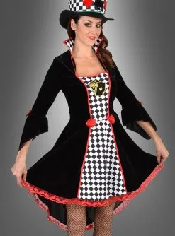 Deluxe Poker Face Samtkleid