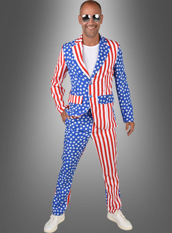 USA Anzug Amerika Kostüm 1 USA Anzug Amerika Kostüm