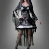 Sexy Gothic Braut Damenkostüm